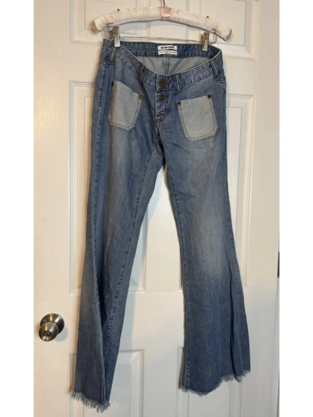One x OneTeaspoon Womens Westenders Low Waisted Wide Leg Jeans NWOT Size 26